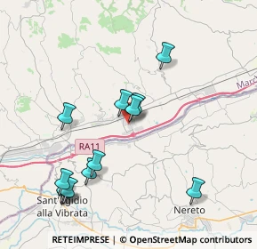 Mappa Via Giuseppe di Vittorio, 63078 Pagliare AP, Italia (4.215)