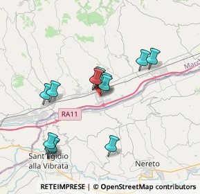 Mappa Via Giuseppe di Vittorio, 63078 Pagliare AP, Italia (3.38231)