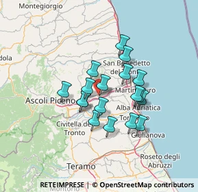 Mappa Via Giuseppe di Vittorio, 63078 Pagliare AP, Italia (10.67833)