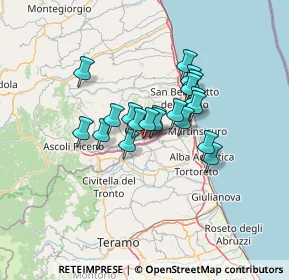 Mappa Via Giuseppe di Vittorio, 63078 Pagliare AP, Italia (9.4495)