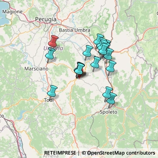 Mappa Via Zona Industriale, 06030 Bastardo PG, Italia (11.7365)
