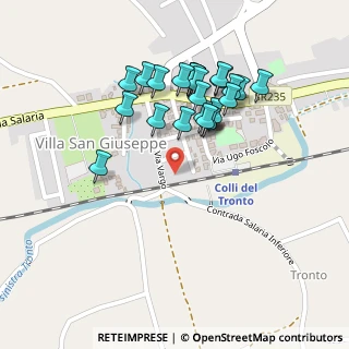 Mappa Via Vargo, 63079 Villa San Giuseppe AP, Italia (0.22917)