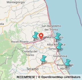 Mappa Via dell'Industria, 63078 Spinetoli AP, Italia (33.57333)