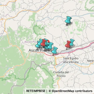 Mappa SP 116 Vallesenzana, 63100 Ascoli Piceno AP, Italia (4.88083)