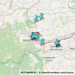 Mappa SP 116 Vallesenzana, 63100 Ascoli Piceno AP, Italia (5.415)