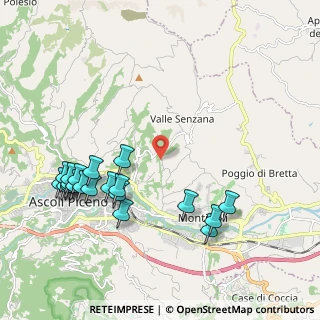 Mappa SP 116 Vallesenzana, 63100 Ascoli Piceno AP, Italia (2.4455)