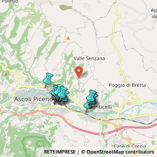 Mappa SP 116 Vallesenzana, 63100 Ascoli Piceno AP, Italia (1.861)