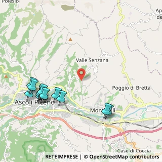 Mappa SP 116 Vallesenzana, 63100 Ascoli Piceno AP, Italia (2.56692)