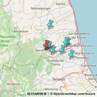 Mappa SP 116 Vallesenzana, 63100 Ascoli Piceno AP, Italia (7.76455)