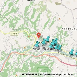 Mappa Via Bella Valle, 63100 Ascoli Piceno AP, Italia (2.54417)