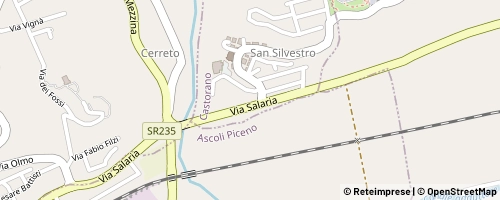 Mappa Castorano
