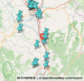 Mappa Località Faustana, 06039 Trevi PG, Italia (9.455)