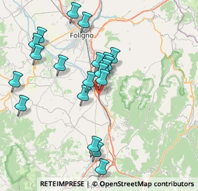 Mappa Località Faustana, 06039 Trevi PG, Italia (7.849)