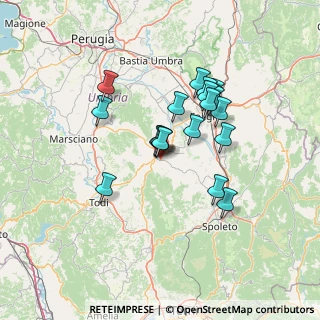 Mappa ZONA INDUSTRIALE BASTARDO 06030 BASTARDO, 06030 Bastardo PG, Italia (11.7905)