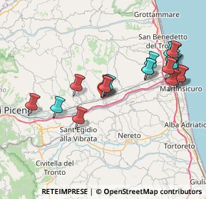Mappa Via Nino Ciabattoni, 63078 Pagliare AP, Italia (8.4155)