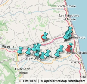 Mappa Via Nino Ciabattoni, 63078 Pagliare AP, Italia (7.55)