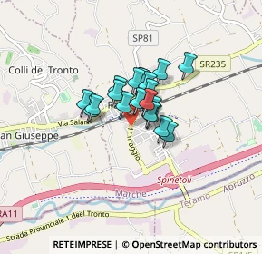 Mappa Via Nino Ciabattoni, 63078 Pagliare AP, Italia (0.4725)