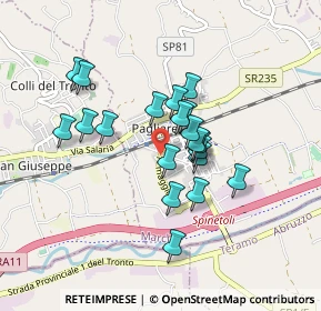 Mappa Via Nino Ciabattoni, 63078 Pagliare AP, Italia (0.716)