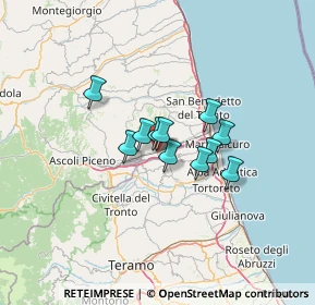 Mappa Via Nino Ciabattoni, 63078 Pagliare AP, Italia (8.45727)