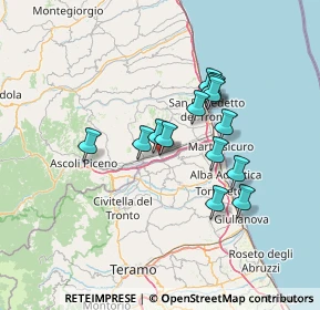 Mappa Via Nino Ciabattoni, 63078 Pagliare AP, Italia (11.48071)