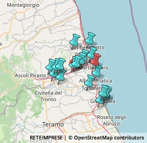 Mappa SP 1 Km 5 Del Tronto, 64010 Controguerra TE (9.87526)