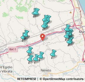 Mappa SP 1 Km 5 Del Tronto, 64010 Controguerra TE (4.0695)