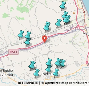 Mappa SP 1 Km 5 Del Tronto, 63078 Spinetoli AP, Italia (4.822)
