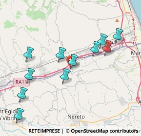 Mappa SP 1 Km 5 Del Tronto, 64010 Controguerra TE (4.28182)