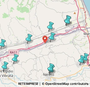 Mappa SP 1 Km 5 Del Tronto, 63078 Spinetoli AP, Italia (5.96929)