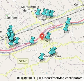 Mappa SP 1 Km 5 Del Tronto, 63078 Spinetoli AP, Italia (2.4555)