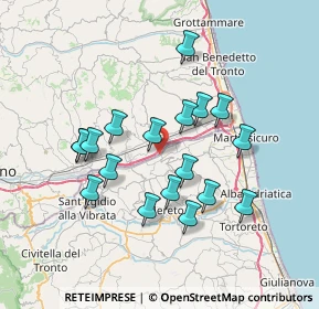 Mappa SP 1 Km 5 Del Tronto, 63078 Spinetoli AP, Italia (6.77278)