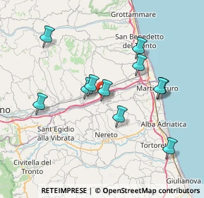 Mappa SP 1 Km 5 Del Tronto, 64010 Controguerra TE (7.27182)