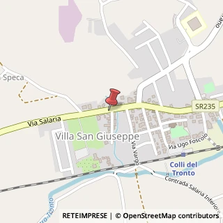 Mappa Via Salaria, 86, 63079 Colli del Tronto, Ascoli Piceno (Marche)