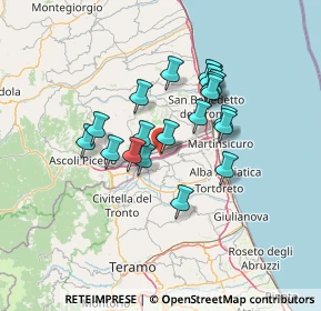 Mappa Via 8 Marzo, 63078 Spinetoli AP, Italia (11.346)
