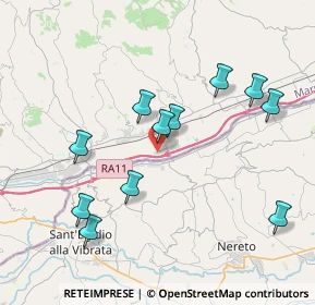 Mappa Via 8 Marzo, 63078 Spinetoli AP, Italia (4.08636)