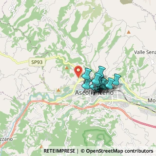 Mappa Via A.Mancini, 63100 Ascoli Piceno AP, Italia (1.324)