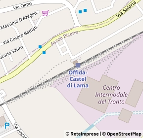 Mappa Via della stazione, 63100 Castel Di Lama AP, Italia (0.10769)