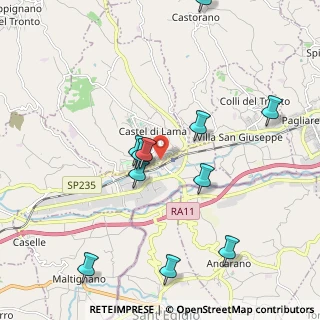 Mappa Via Salaria, 63100 Campolungo-Villa Sant'Antonio AP, Italia (2.20364)