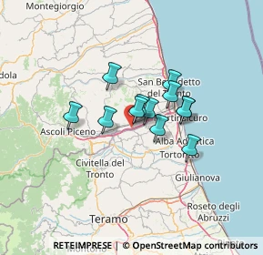 Mappa Via 2 Giugno, 63078 Pagliare AP, Italia (8.9125)