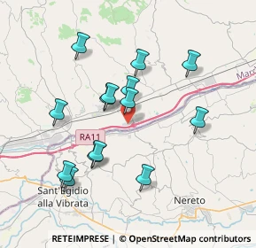 Mappa Via 2 Giugno, 63078 Pagliare AP, Italia (3.62214)