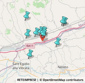 Mappa Via 2 Giugno, 63078 Pagliare AP, Italia (2.74727)