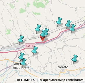 Mappa Via 2 Giugno, 63078 Pagliare AP, Italia (4.08364)