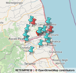 Mappa Pagliare - San Pio X Via Piave, 63078 Spinetoli AP, Italia (9.08188)