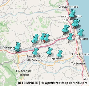 Mappa Via Accesso Stazione, 63078 Pagliare AP, Italia (8.4835)