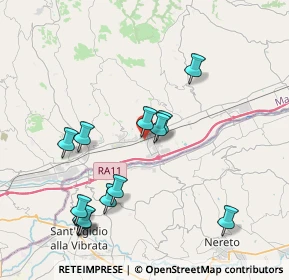 Mappa Via Accesso Stazione, 63078 Pagliare AP, Italia (4.28154)
