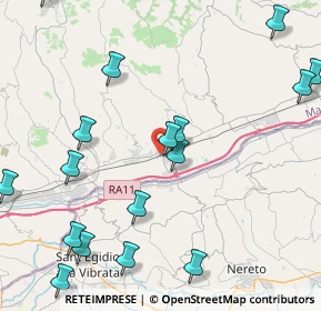 Mappa Via Accesso Stazione, 63078 Pagliare AP, Italia (5.68353)