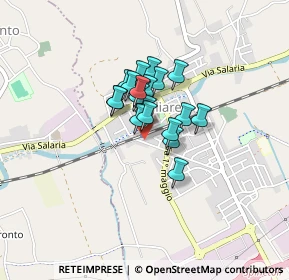 Mappa Via Accesso Stazione, 63078 Pagliare AP, Italia (0.2535)