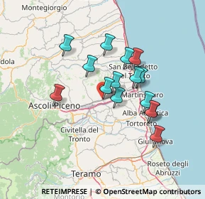 Mappa Via Accesso Stazione, 63078 Pagliare AP, Italia (11.926)