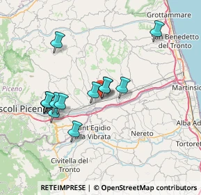 Mappa Via casale superiore, 63030 Colli del Tronto AP, Italia (6.91538)