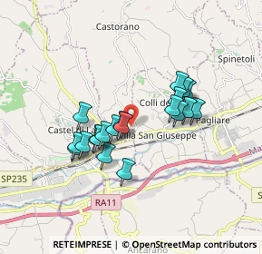 Mappa Via casale superiore, 63030 Colli del Tronto AP, Italia (1.479)
